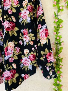 Floral Print Long Sleeve Shirt