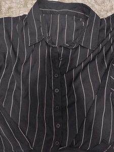 Striped Button-Down Shirt
