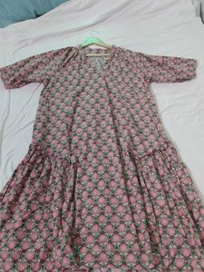 Boho Floral Print Kurta