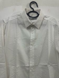 Men's Classic White Button-Down Shirt