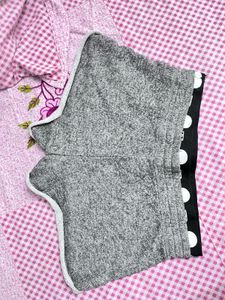 Skull Print Shorts