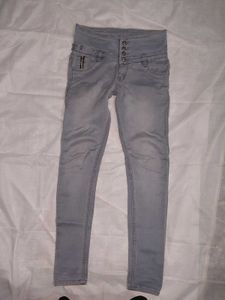 High Waisted light blue Skinny Jeans