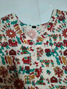 Unique Tribal Print Kurti(Xl)
