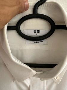 Classic White Button-Down Shirt