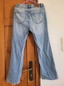 Flared Denim Jeans