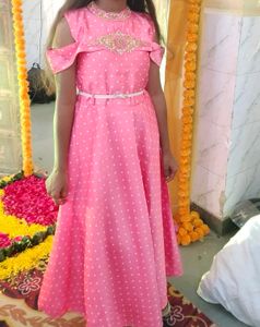 Pink Polka Dot Dress
