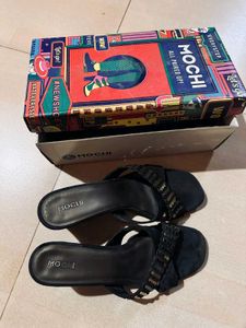 Mochi Brand -Balck heel for party