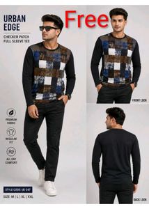 Classic Check Men's Shirt with FREE T SHIR