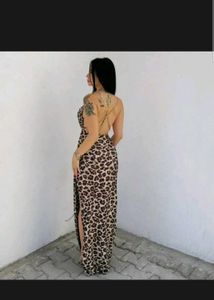 Chic Leopard Print Slip Dress