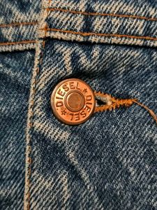 Diesel 1980s Blanket Lined Denim Trucker Jacket