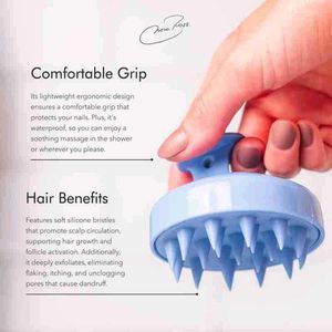 HERBNATURO Silicone Scalp Massager Pack Of 3