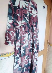 Floral Print Maxi Dress