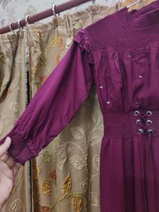 Elegant Purple Maxi Dress