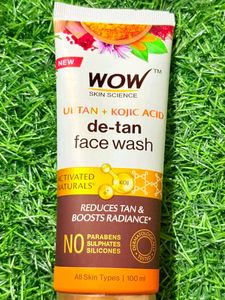 WOW Skin Science De-Tan Face Wash (2 x 100ml)