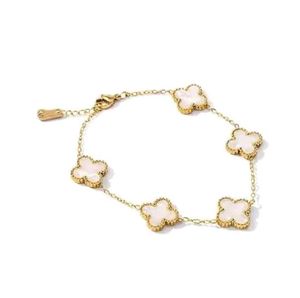 Elegant Clover Charm Bracelet