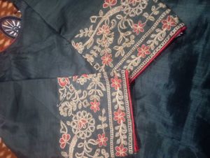 Elegant grey Kurta Set with Dupatta