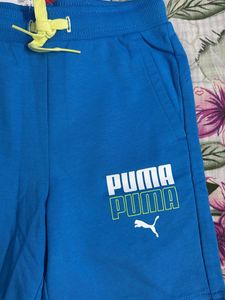Puma Blue Logo Shorts