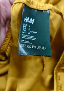 H&amp;M Satin Lace Pajama Set