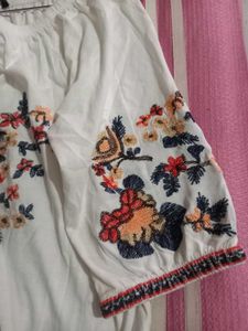 Embrodery Work Tshirt