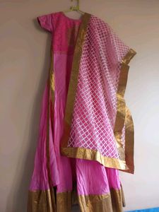 Pink Anarkali