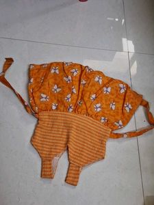 Orange Baby Girl's Outfit
