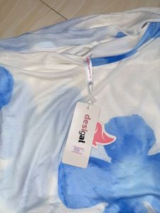 Sheer Floral Print Long Sleeve Top