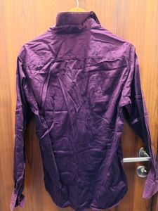 Men's Purple Casual Shirt