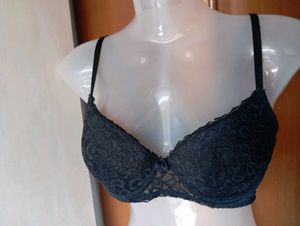 Black Lace Bra