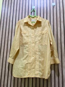 Striped Button-Up Shirt