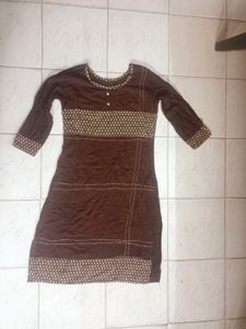 Rayon Kurti / And Cheetah Printed Long Frock.