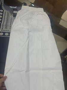 Embroidered Denim Kurta