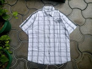Y2K Men's Plaid Short Sleeve Shirt