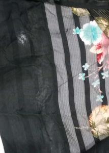 Floral Print Saree