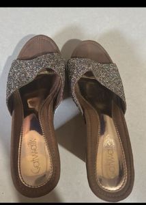 Sparkly Wedge Heels