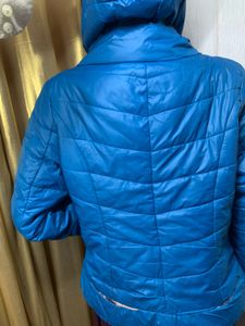 Stylish Blue Puffer Jacket