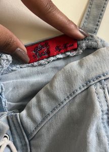 (50%Off😍) sale live Denim corset Top