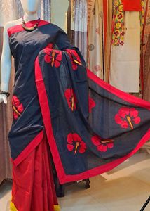 New Stunning Black Saree with bp