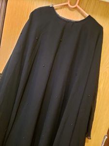 Butterfly Elegant Black Abaya