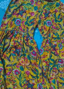 Flower printed palazzo set