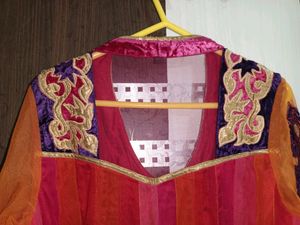 Churidar Set With Pant And Net Dupatta