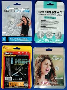 4 Wired Earphones Combo Pack
