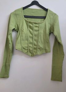 Light Green Corset Style Top