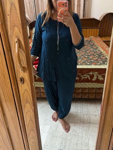 kurta set with afgani salwar