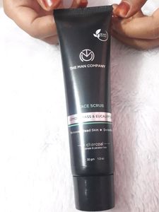The Man Company Charcoal Tan Removal Face Scrub fo