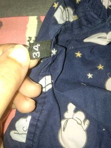 Cute Space Print Pajama Shorts