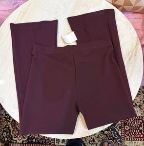 womens maroon pants