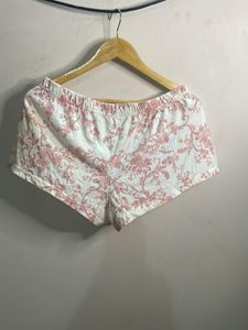 Floral Print Pajama Shorts