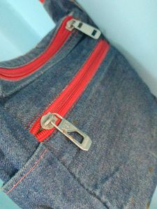 Girls/Women 's Blue Denim Sling Bag