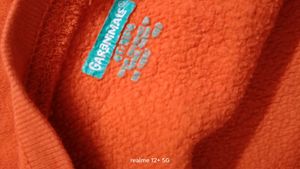 Boys Orange "Dirt Crew" Sweatshirt