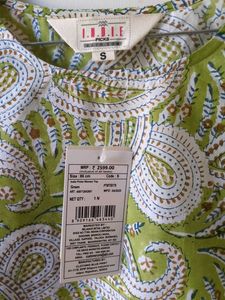 Green Printed Top